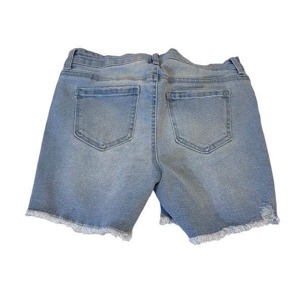 Time And Tru Maternity Comfort Stretch Distressed Denim Shorts Set of Two Size S - Picture 4 of 14